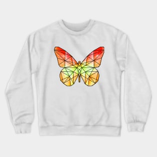 Orange Butterfly Crewneck Sweatshirt